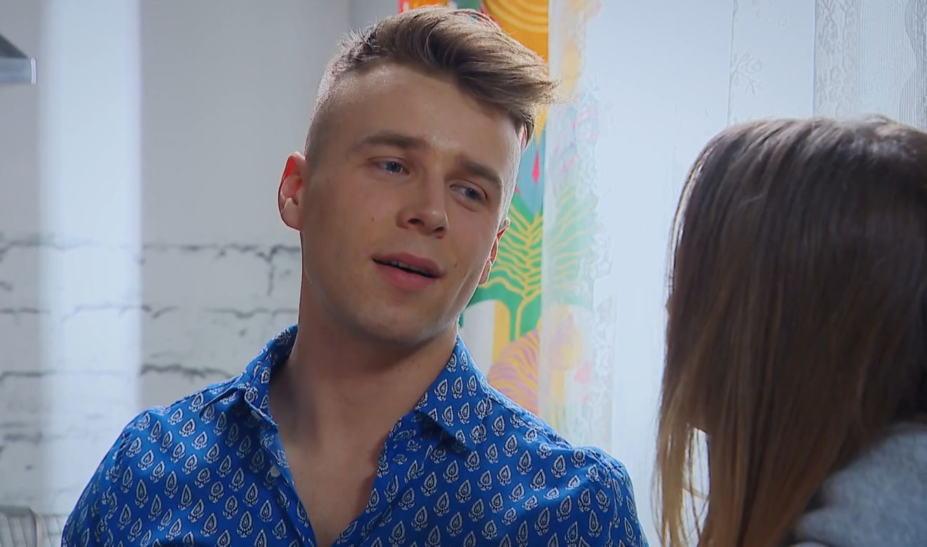 Barwy szczęścia, odc. 2670: Oliwka (Wiktoria Gąsiewska), Patryk (Konrad Skolimowski)