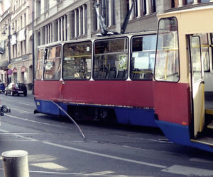 Zderzenie dwóch tramwajów w centrum Bydgoszczy! [ZDJĘCIA]