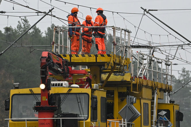 Nagłe zatrzymanie pociągu pod Puławami. Mamy zdjęcia!