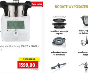 wielofunkcyjny robot kuchenny z funkcją Wi-Fi SilverCrest - 1599 zł/ 1 zestaw