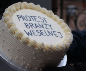 Protest branży ślubnej w Toruniu