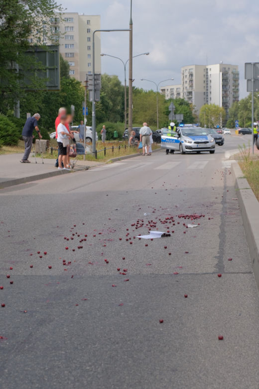 Potrącenie pieszego. Warszawa, Ursynów