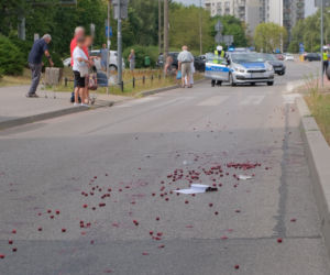 Potrącenie pieszego. Warszawa, Ursynów