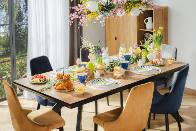 Wielkanocna dekoracja stołu - Agata Meble