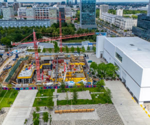 Podziemia teatru TR Warszawa w budowie