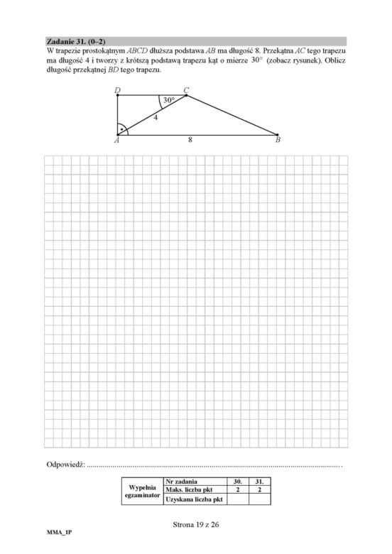 Matura 2019 z matematyki