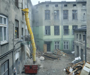 Kamienica na Narutowicza 12 w remoncie