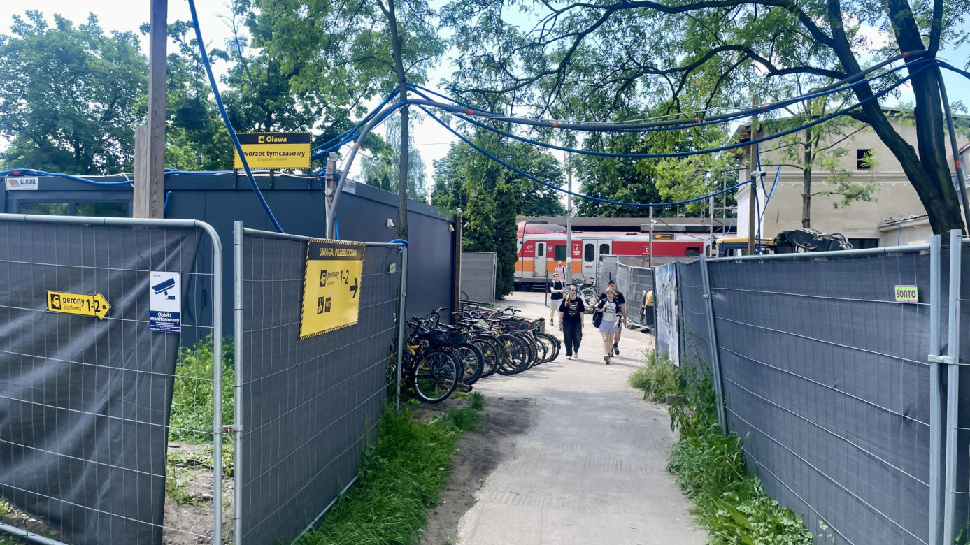 Oława. Remont dworca kolejowego