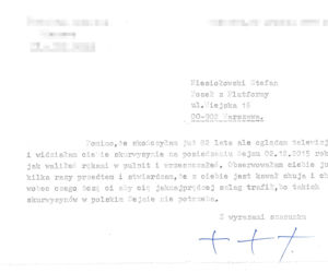 Niesiołowski pogróżki