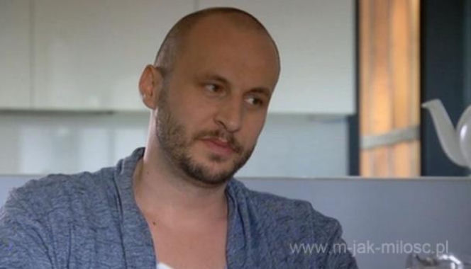 M jak miłość odc. 1005. Robert Lubiński (Tomasz Borkowski)