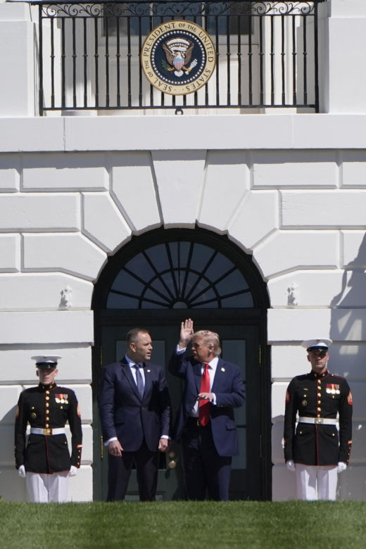 Hołd dla majora Krakowiana nad Białym Domem