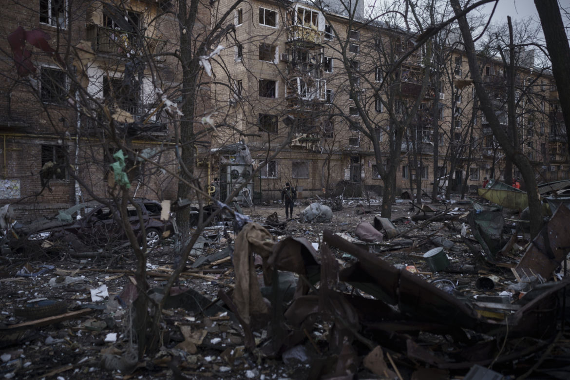 Ukraina. Zbombardowane miasta