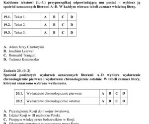 EGZAMIN GIMNAZJALNY 2013 HISTORIA, WOS - ARKUSZE, ODPOWIEDZI
