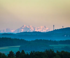 Triki w Photoshopie? Nie! To Tatry widziane z Podkarpacia