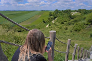 To najpiękniejszy punkt widokowy w Świętokrzyskiem. Przed wiekami znajdowała się tu potężna osada Słowian