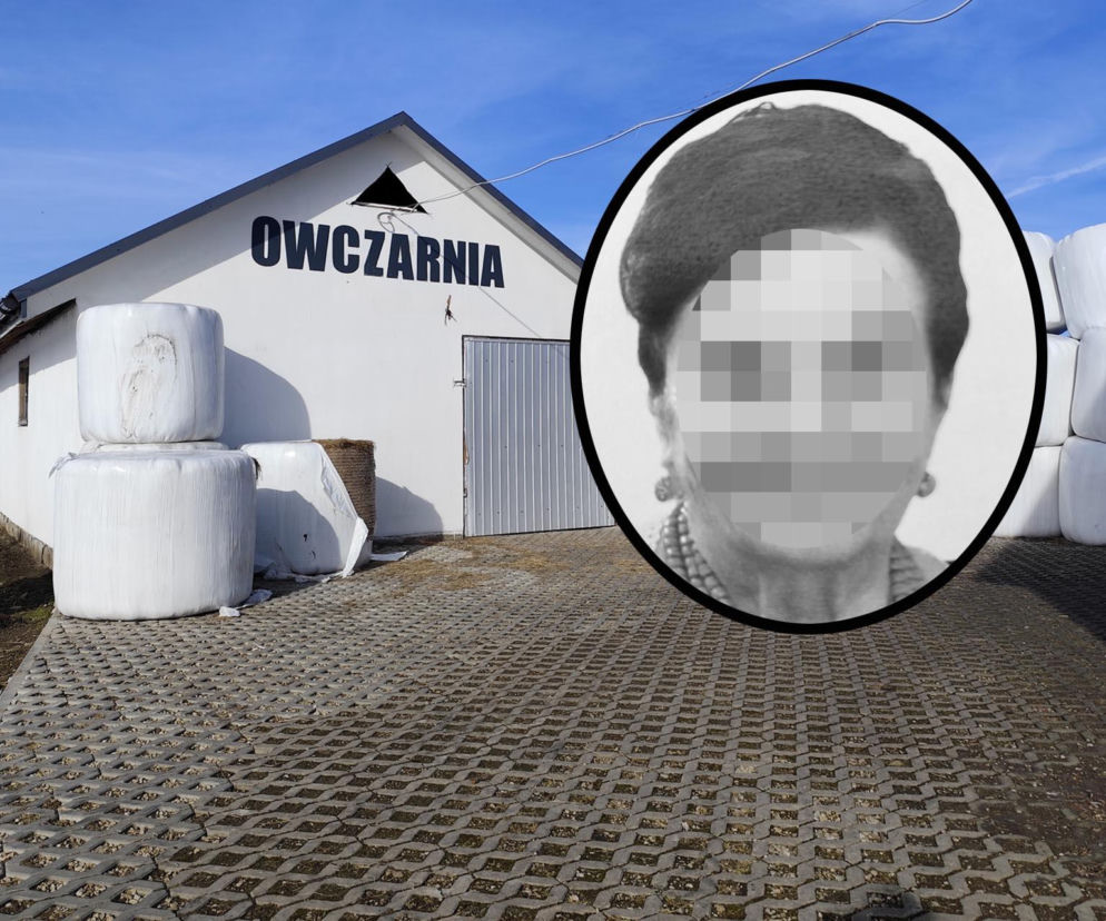 Zofia przyjechała z USA, by opiekować się mężem. Pasierb zamordował ją w owczarni