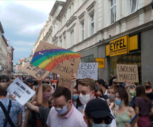 Poznań bronił TĘCZY i wyraził solidarność z Margot