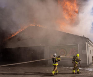Spłonęła jedyna całodobowa Biedronka!