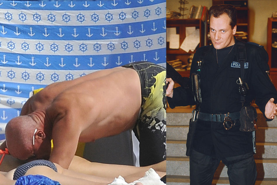 Piotr Zelt i jego ukochana w Chałupach
