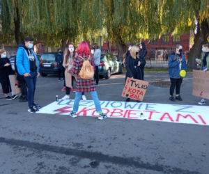 Protest uczniowski w Grudziądzu