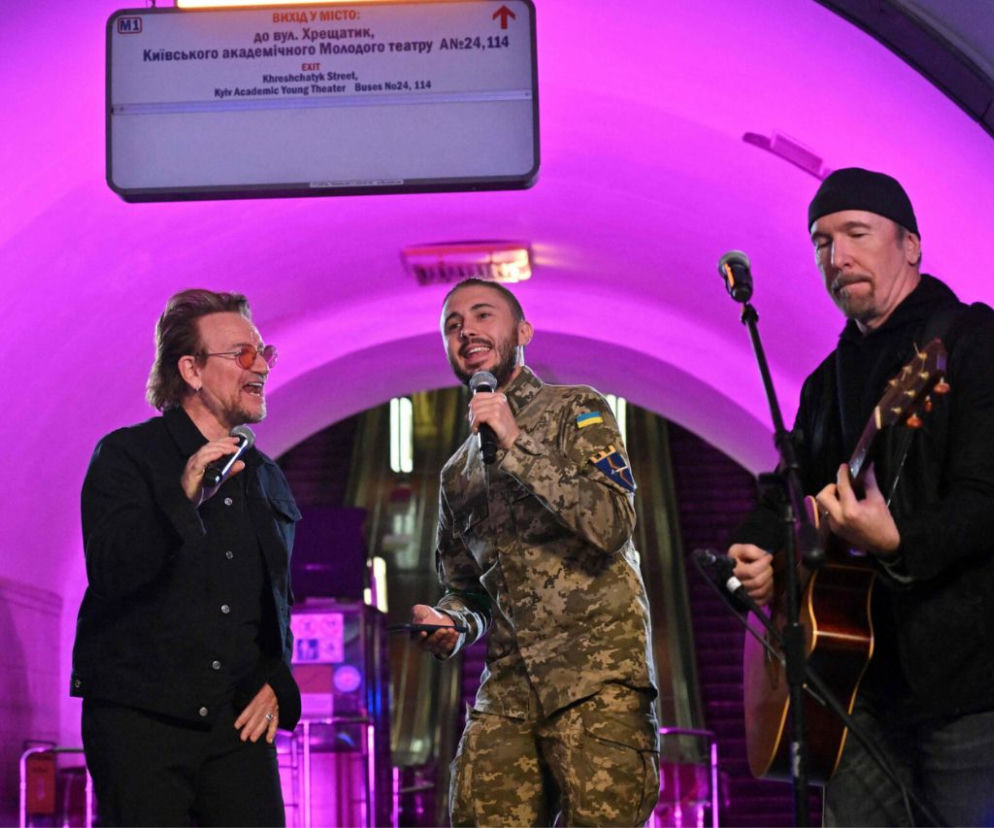 Bono U2 w Kijowie
