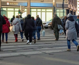 Nieprzyjazne przejście dla pieszych na Bramie Portowej