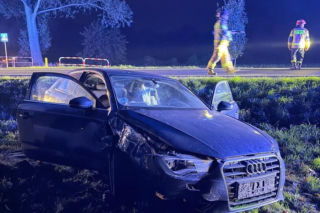 29-latka wjechała samochodem do rowu niedaleko Góry. Była pijana i wiozła pasażerów