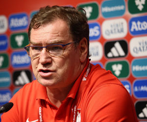 Jan Urban na meczu Malta - Polska