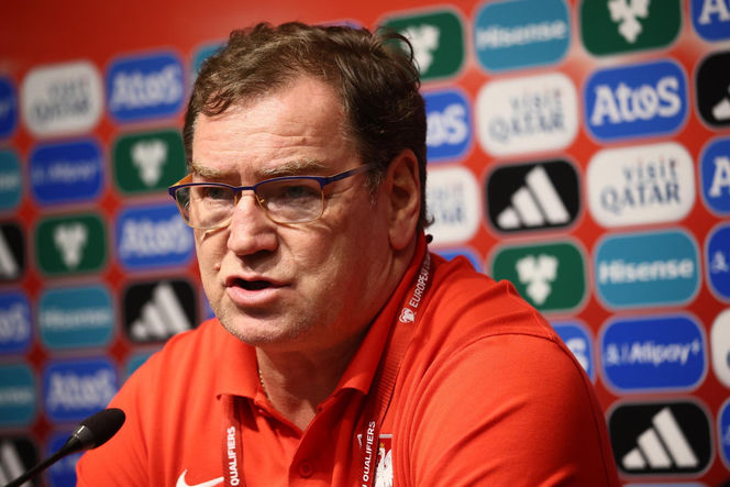 Jan Urban na meczu Malta - Polska