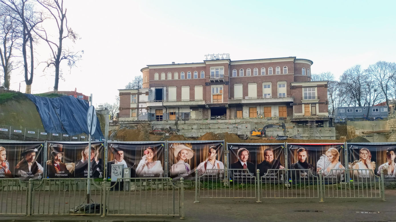 Rozbudowa Teatru Polskiego - listopad 2020