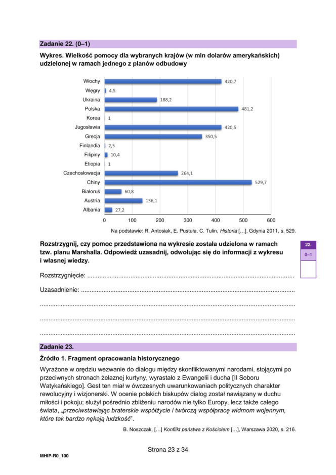 Matura 2026 z rozszerzonej historii: arkusze CKE [Formuła 2023] 18.05.2026