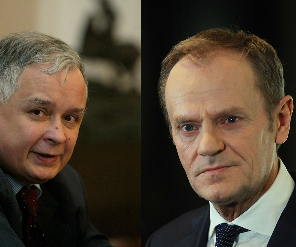 Lech Kaczyński/ Donald Tusk