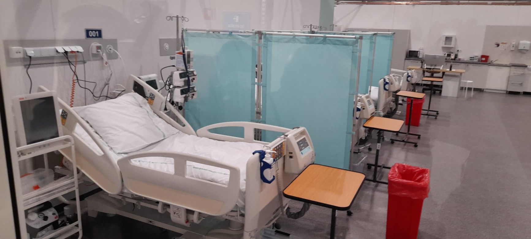 Szpital tymczasowy w Łodzi czeka na pacjentów