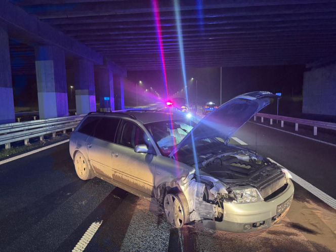 Niebezpieczny rajd audi na Podlasiu. Kierowca odpowie za szereg wykroczeń
