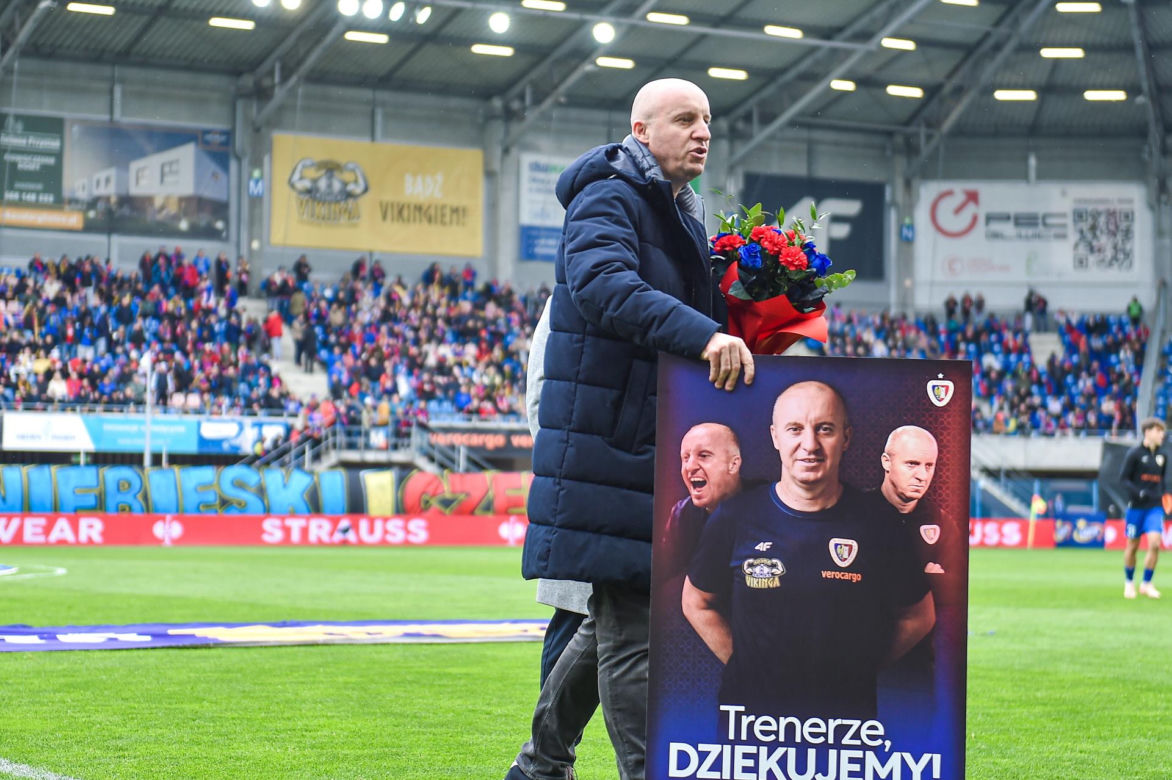  Zadyma na meczu Piast - Górnik