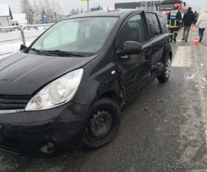 W Tuchowie ZDERZENIE czterech pojazdów. Utrudnienia na drodze 