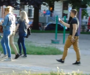 Selfie w miejscu publicznym