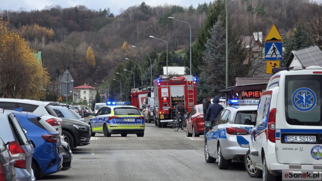 Dramat w Sanoku. Dwie osoby nie żyją, sprawca zastrzelony przez policję