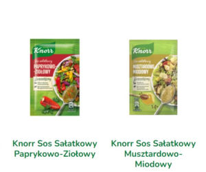 Sosy sałatkowe, Knorr