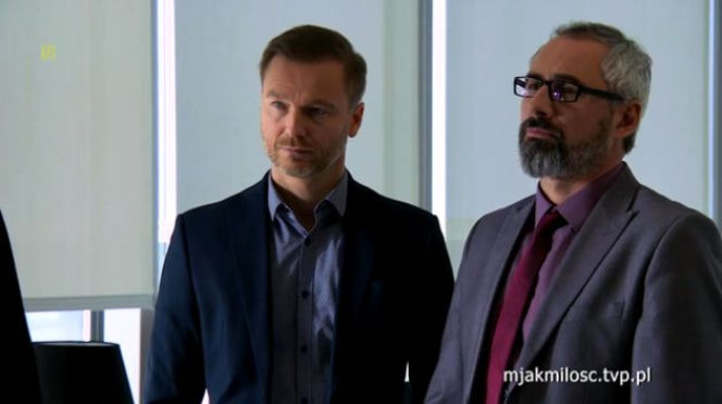 M jak miłość. Adam Werner (Jacek Kopczyński), Andrzej Budzyński (Krystian Wieczorek)