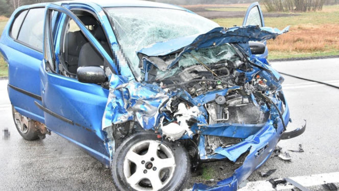 Groźny wypadek w Wisznicach