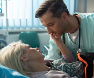 Na dobre i na złe odc. 794. Dominika (Paulina Gałązka), Marcin Molenda (Filip Bobek)