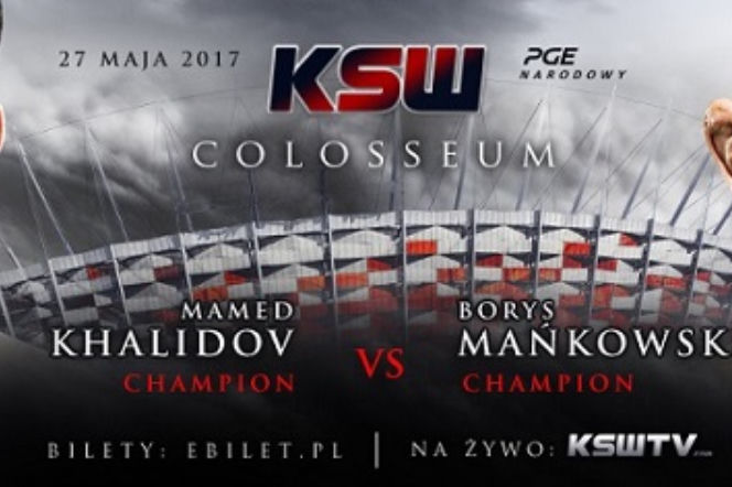 KSW na Narodowym: Khalidov - Mańkowski. Walka mistrzów na KSW 39!