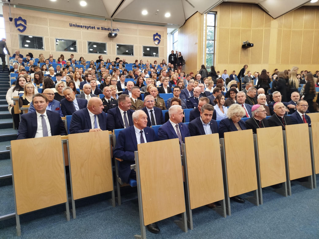 Inauguracja roku akademickiego 2025/2026 w murach Uniwersytetu w Siedlcach