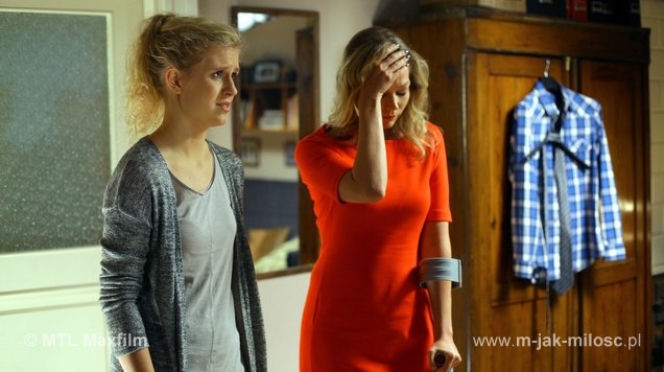 M jak miłość odc. 1046. Anna (Tamara Arciuch) Natalka (Marcjanna Lelek)