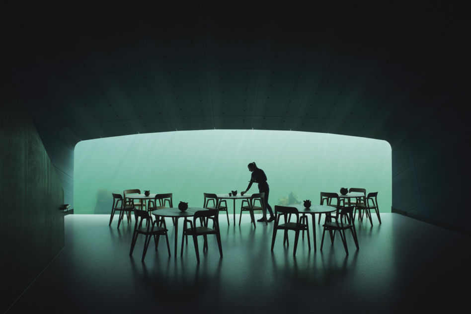 Restauracja Under w Norwegii 