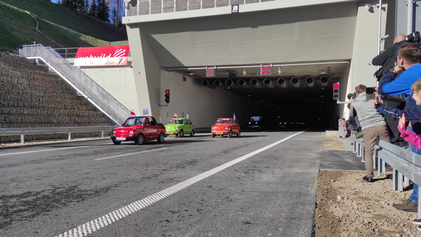 Nowy tunel na Zakopiance oficjalnie otwarty. Budowano go ponad pięć lat