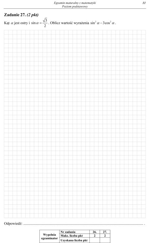 Matura z matematyki 2013
