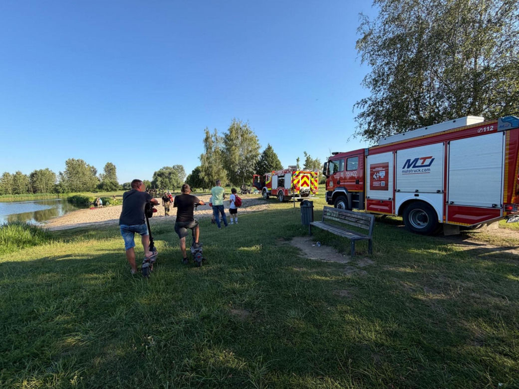 6-latka pod wodą pod Otwockiem