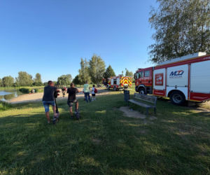 6-latka pod wodą pod Otwockiem